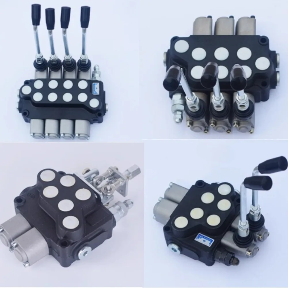 Drilling rig pump truck agricultural car transporter truck crane tractor hydraulic multi-way reversing valve group distributor