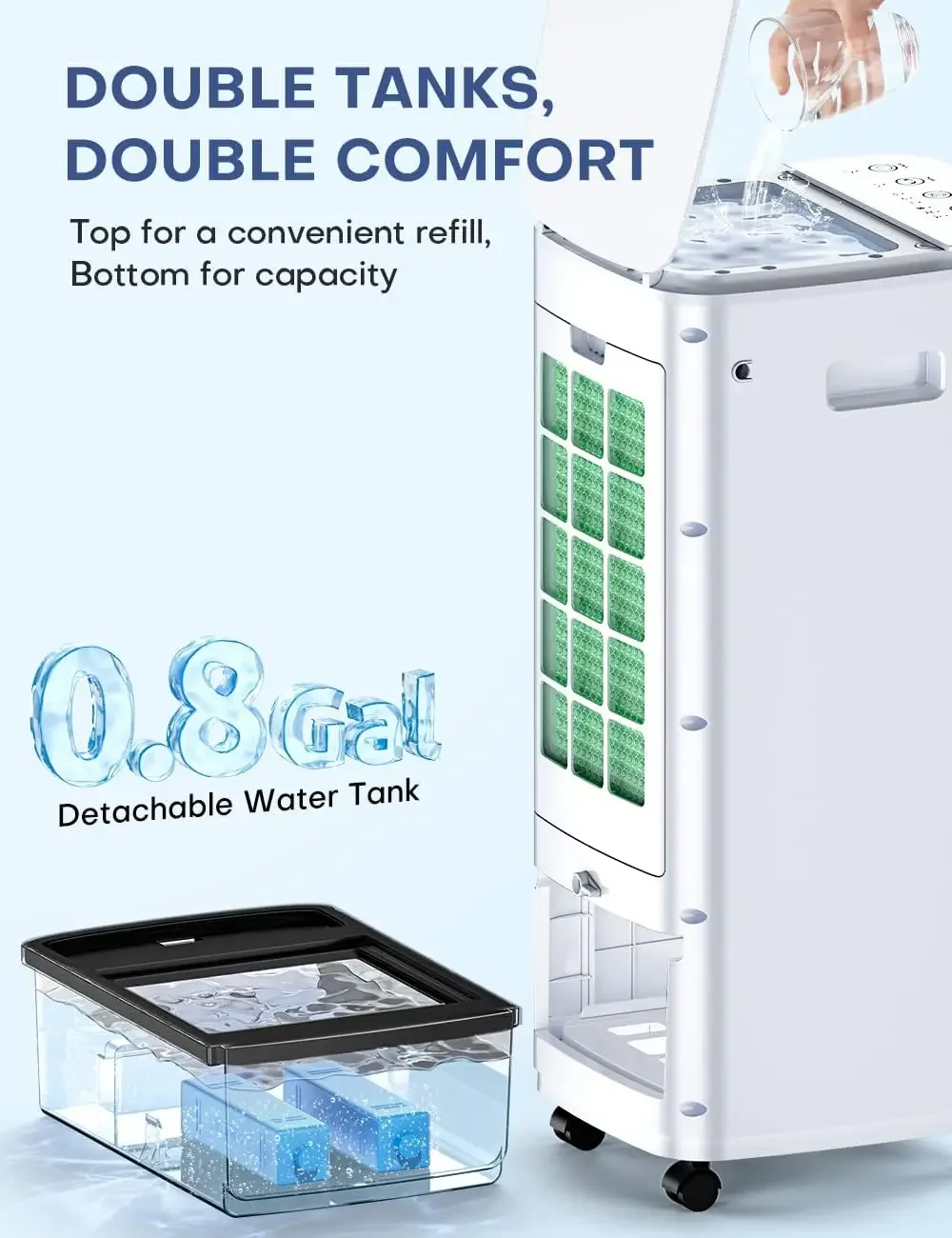 Commerciële DC Inverter Smart Airconditioner Compressor Plug-in draagbare airconditioner voor huis