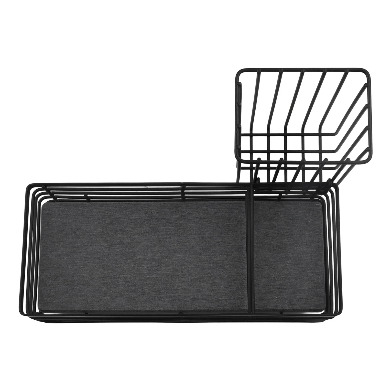 Countertop Organization 23.5x10x13.5cm 9.25x3.93x5.31inch Sink Holder Absorbent Tray Innovative Partition Design