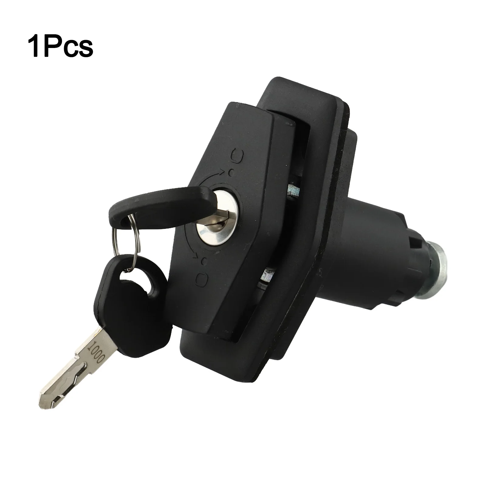 Travel Safety Black Push Door Lock Compartment Door Locker Replacement Keys Secure Lock Mechanism Enhanced Security System