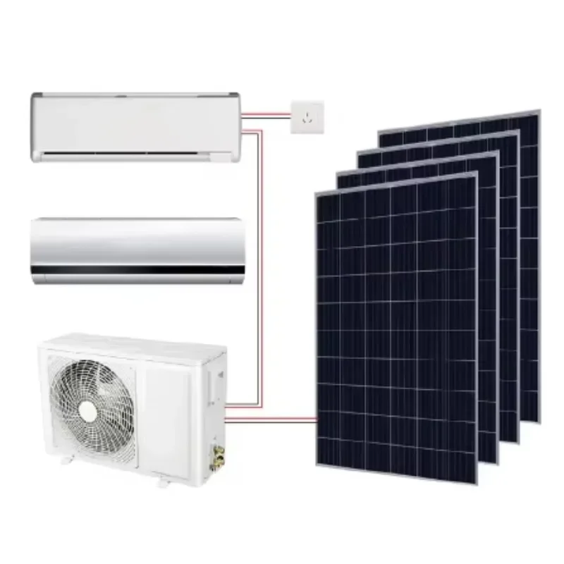 Household solar AC cooler Hybrid solar air conditioner 12000btu/18000btu/24000btu