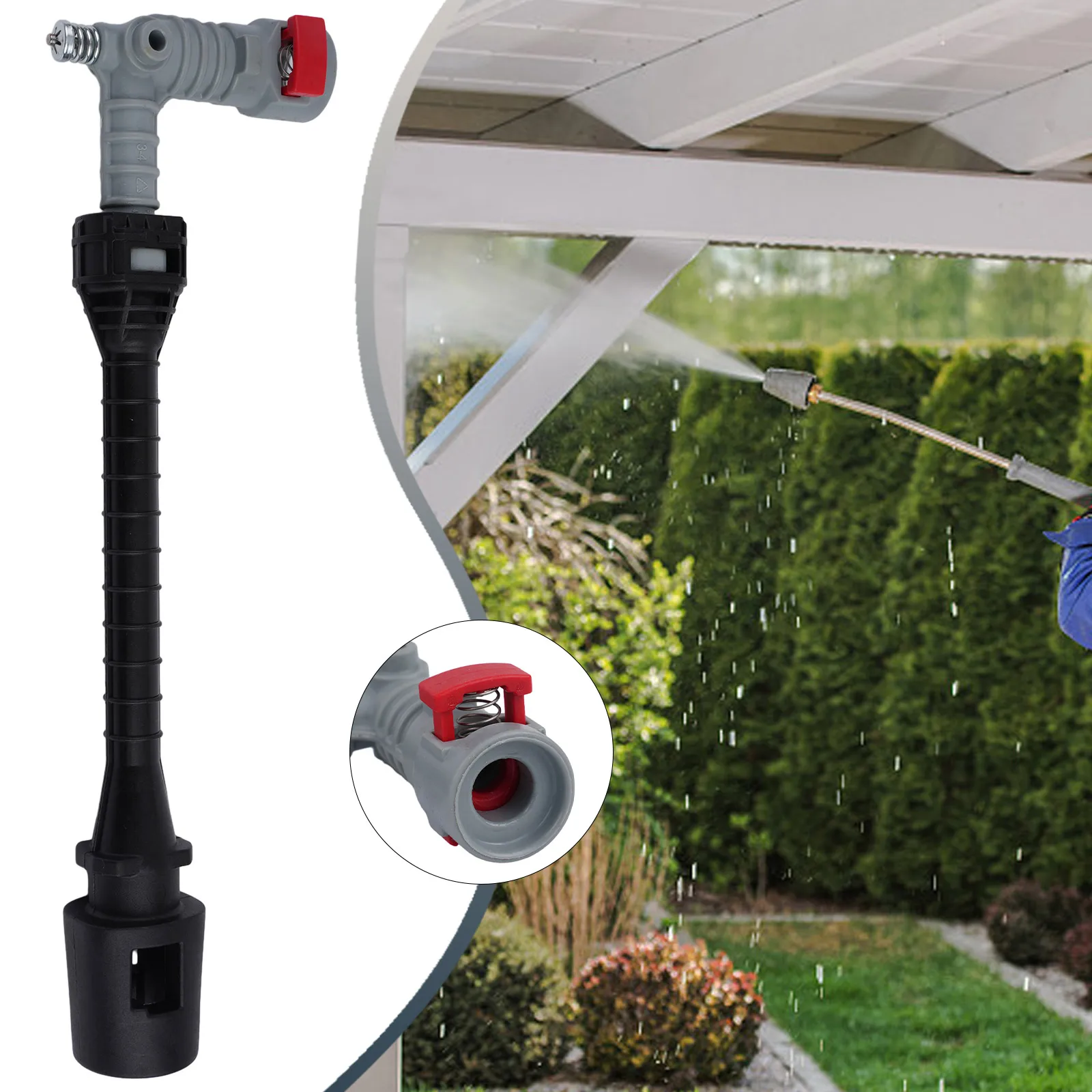 Internal Nozzle 1Pcs Pressure For LAVOR V-AX Handle High Quality Plastic Pressure Washer Trigger Outdoor Living