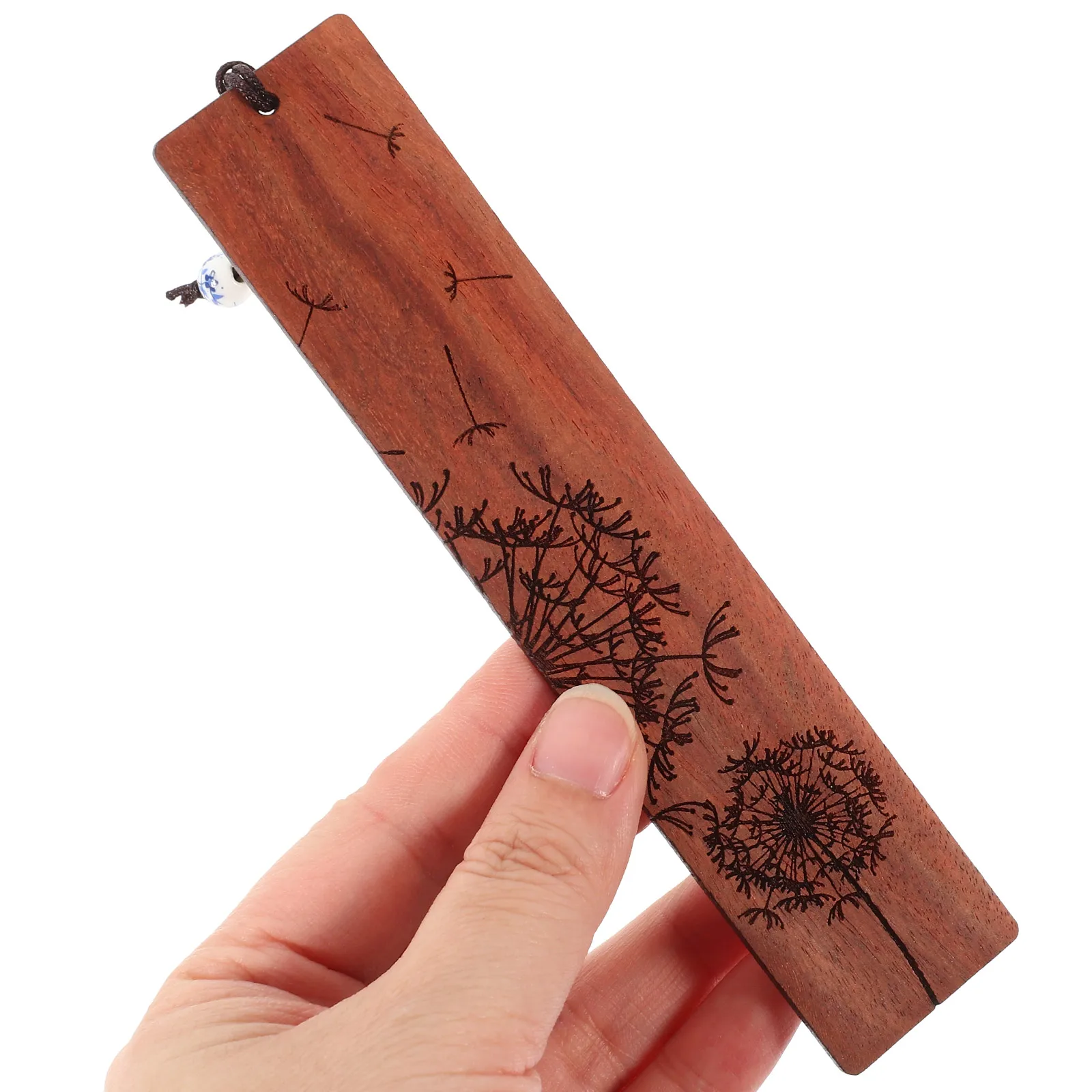 

Wooden Bookmarks Vintage Chinese Style Carved Classical for Men Women Classroom Library Gift Student