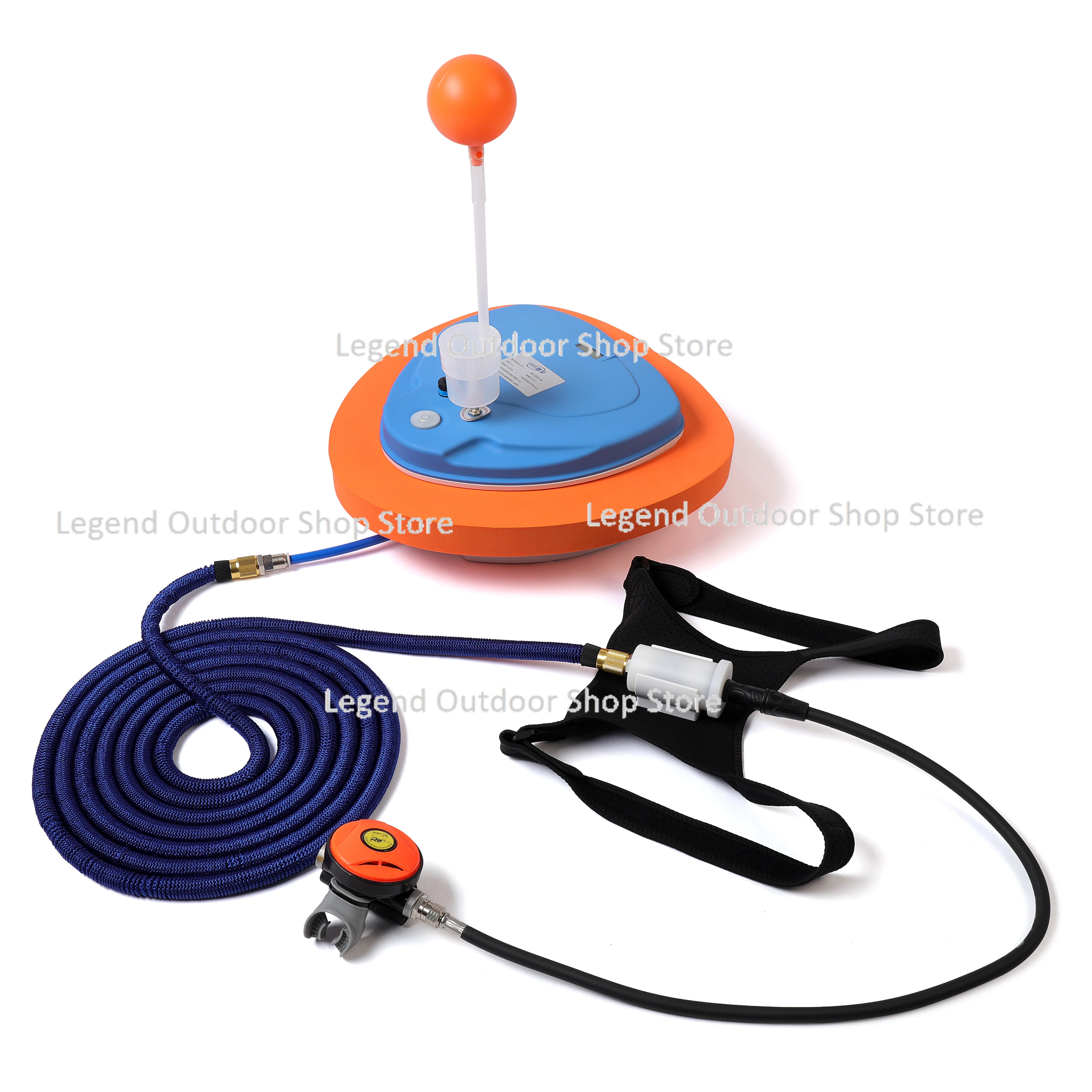 

Оборудование для подводного плавания с трубкой для дайвинга, мобильный вентилятор без резервуара, водонепроницаемый портативный перезаряжаемый подводный 10 м 3,5-5 ч