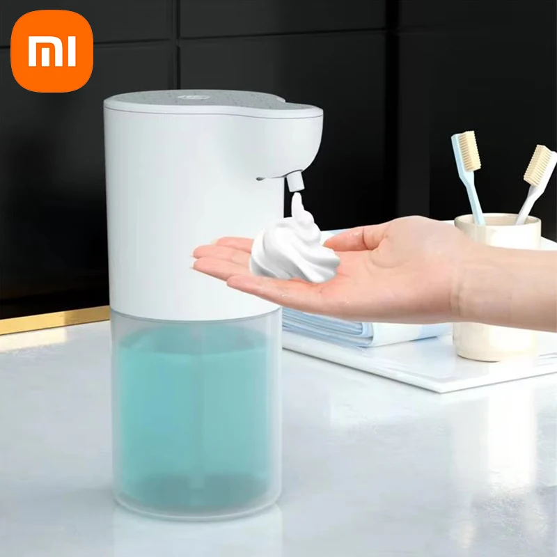 Xiaomi mijia Dispenser sabun cair otomatis, Dispenser sabun cair Sensor infra merah cerdas pengisian daya USB, Mesin cuci tangan