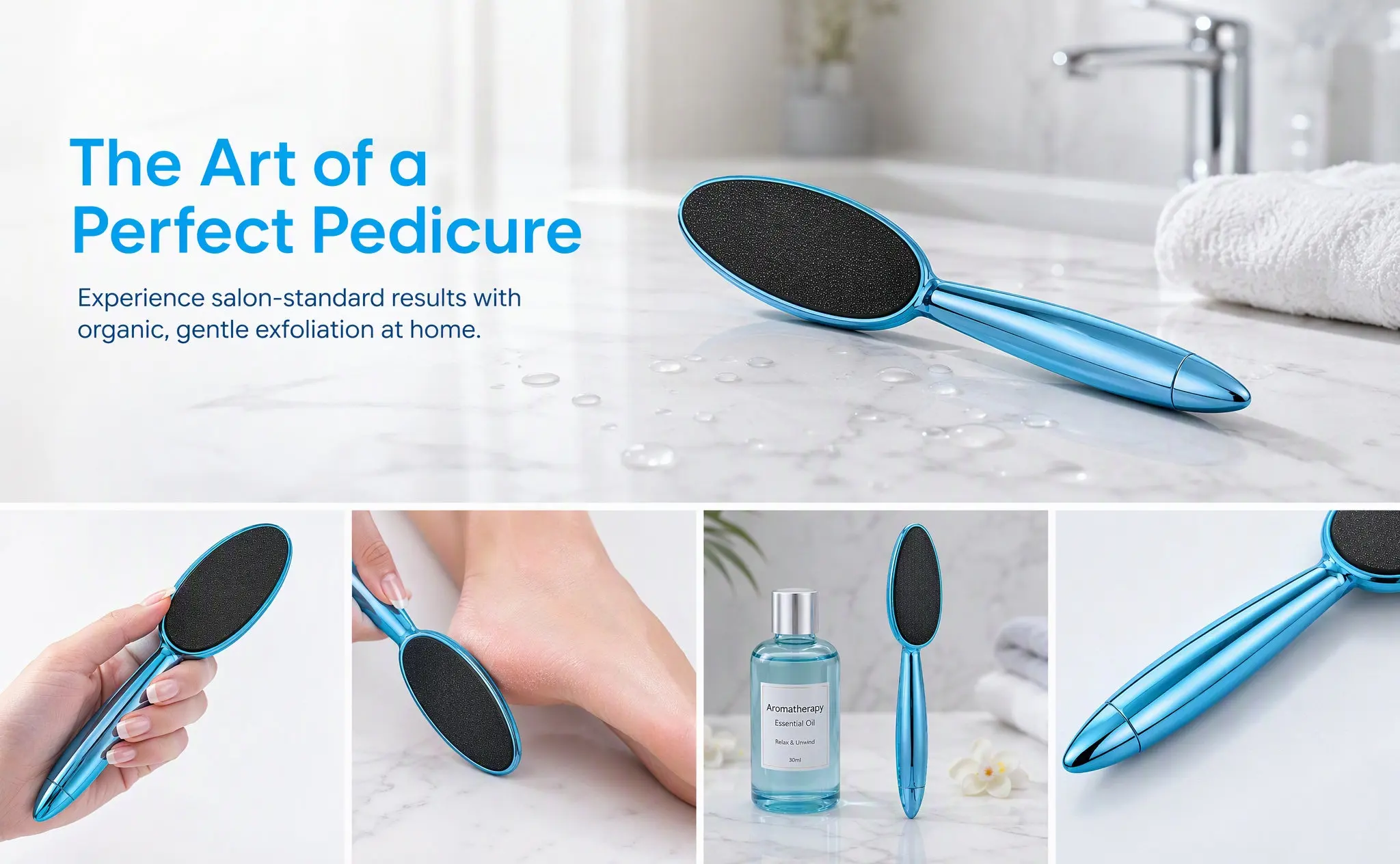 Nano Glass Foot File for Callus Removal & Cracked Heel Smoothing – Fast, Effective Pedicure Tool