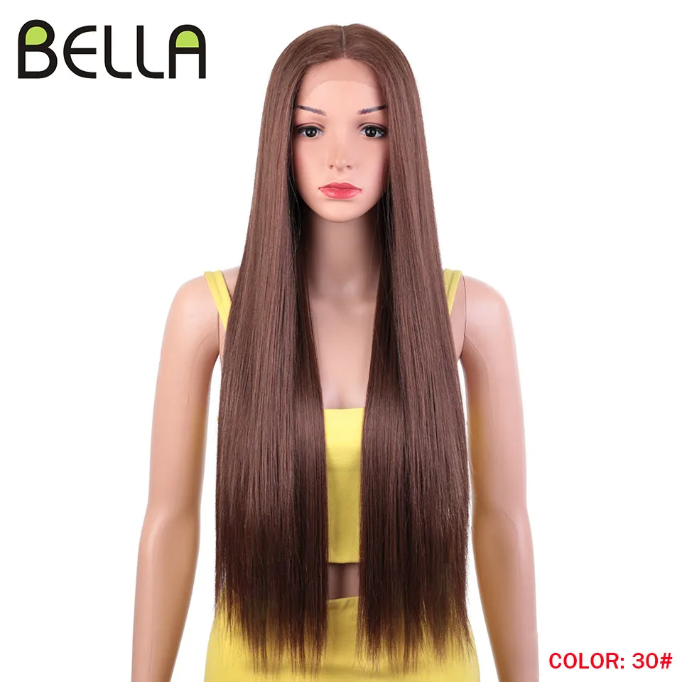 Bella Synthetic Lace Wig Straight Wig Lolita Green Blue Mint Blonde Synthetic Lace Wig 30 Heat Resistant Wigs For Women Cosplay