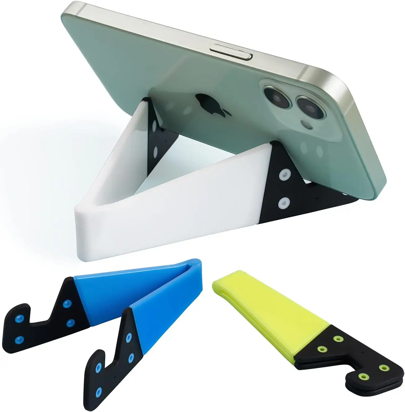 

Portable Foldable Phone Stand, Universal Holder for Smartphones and Tablets, Pack of 3
