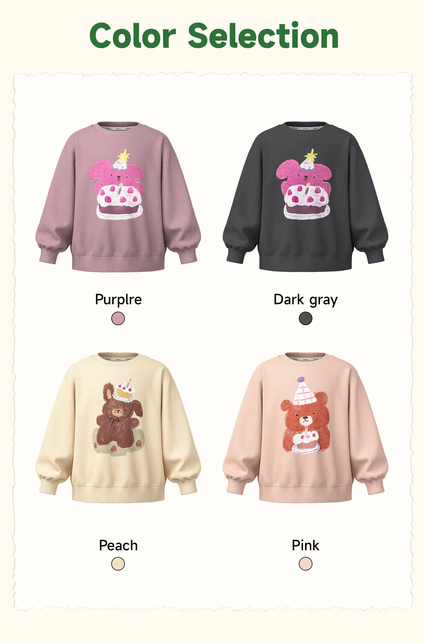 Amila 2026 Herbst Neues Kinder-Sweatshirt Bequem Hautfreundlich Einfach Lässig Tägliche Mode Weich Gemütlich Langarm-Oberteil – Detail 7