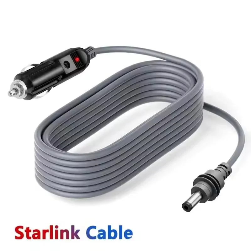 2m/3m/5m Zigarettenanzünder-Adapter für Starlink Mini DC-Stromkabel Direktanschluss an Zigarettenanzünder 12V Adapter Stromkabel Starlink