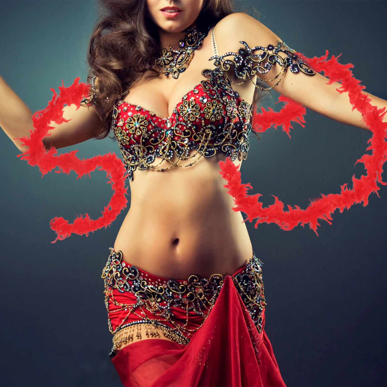 

Faux Strip Decoration Wedding Boa Accessories for Diy Girl Party Props Halloween