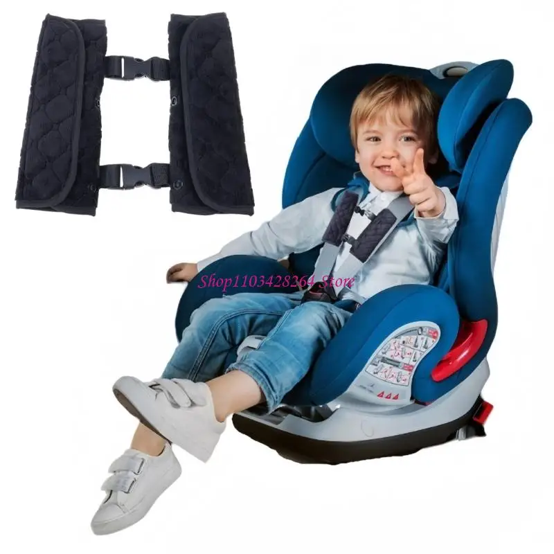 1 Pair Safety Fastener Baby Chest Clip Guard Anti Escape Clip for Infant Safe Car Chest Harness Safety Belt Buckle