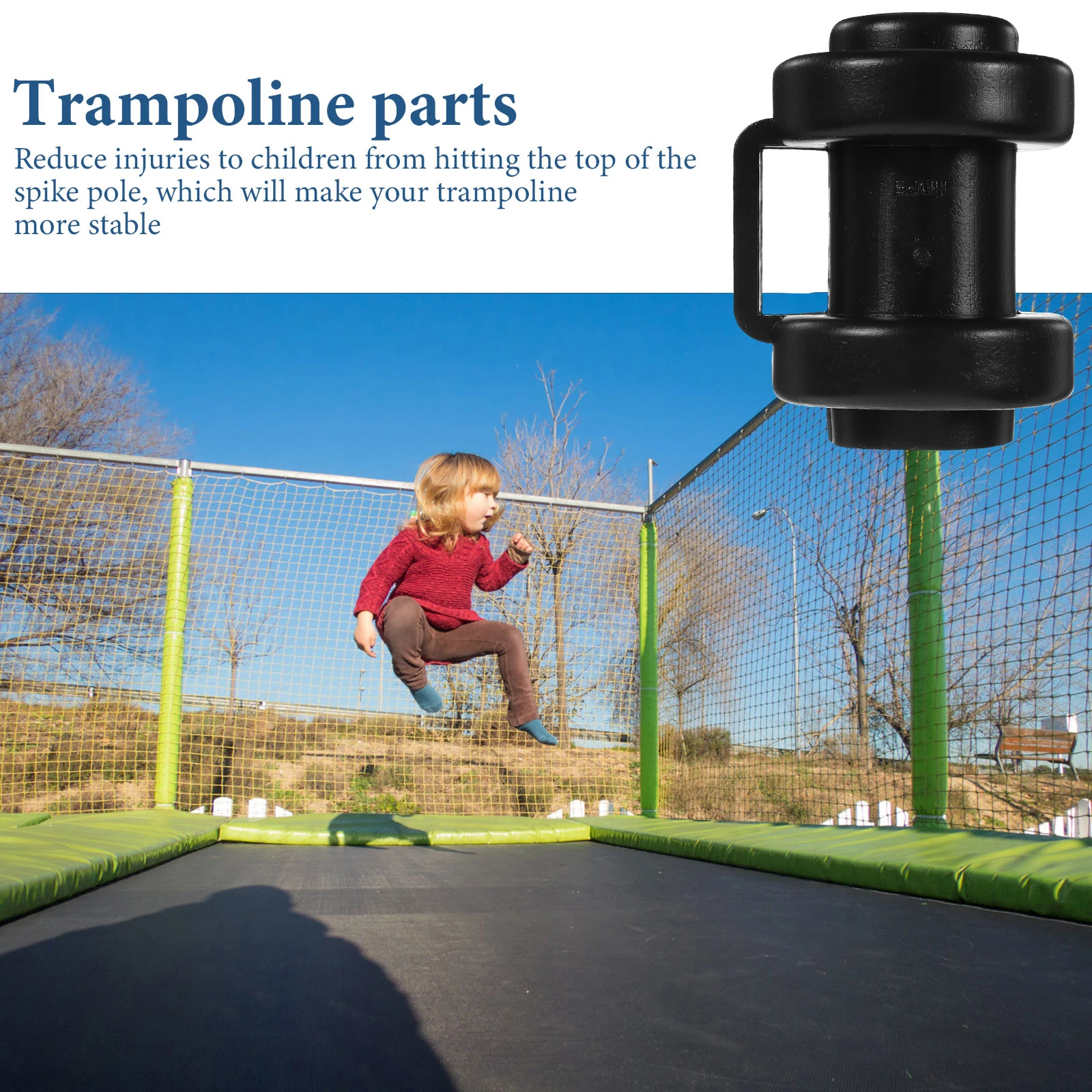 

6pcs Plastic Caps Small Replacements Professional Parts Wear-Resistant Rod Cover Protective Caps Pole Accessories Durable