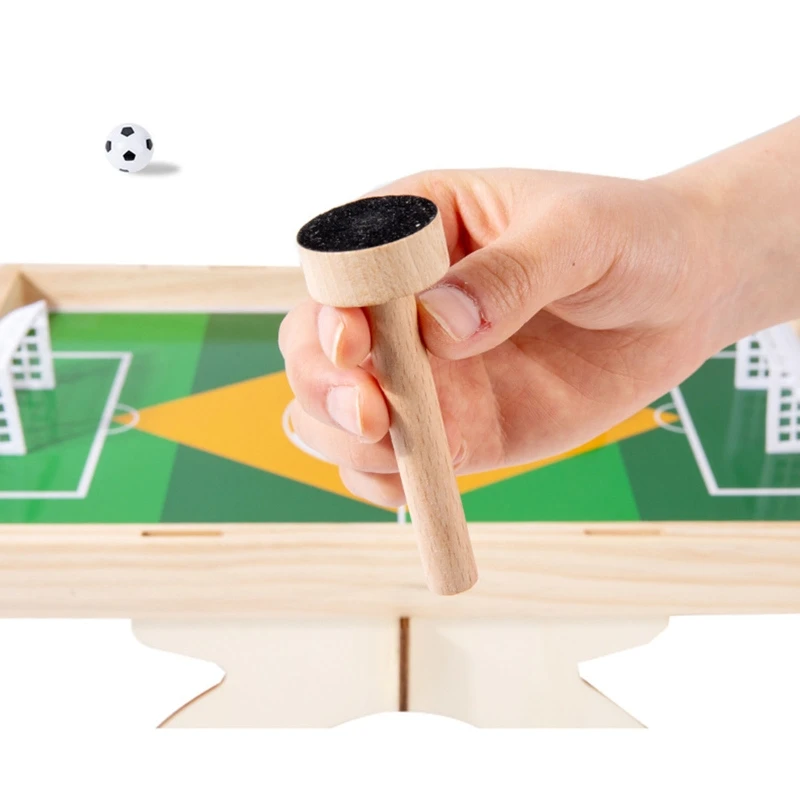 

Foosball Toy Table Soccer Chess Board Game Toy Double Sided Desktop Battle Board Funny Gift for Toddler Parents Age 3+ D5QF