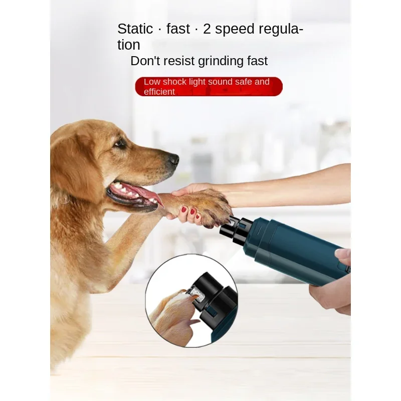 Pet Electric Nail Grinder Large Dog Nail Scissors Cat Claw Grinding Artifact Golden Retriever Dog