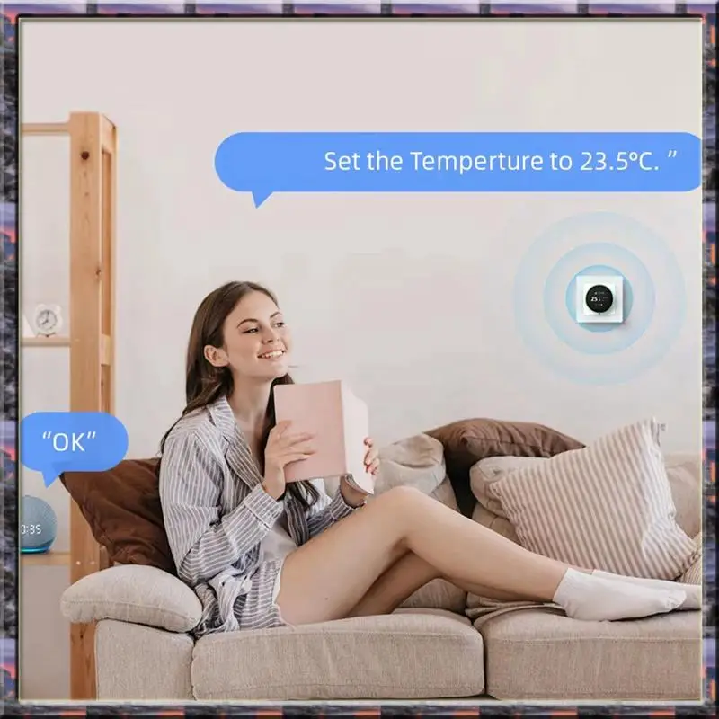 

Горячая продажа Tuya Wi-Fi умная ручка термостат контроллер температуры