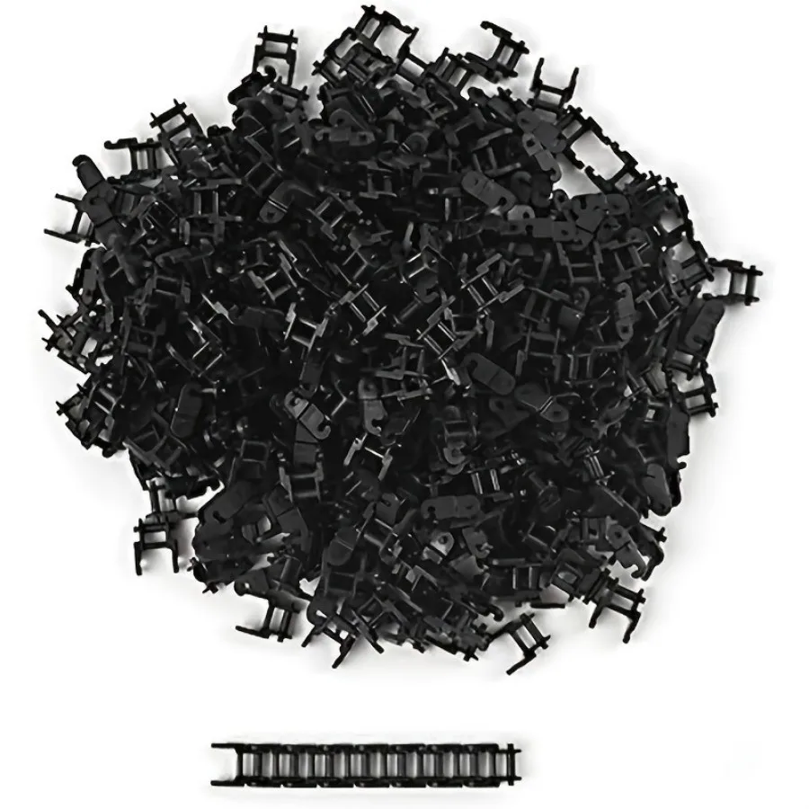 200 stks Technische Link Chain Bouwstenen Truck Caterpillar Armband 3711 MOC Tank Onderdelen Baksteen Bouw Speelgoed in Blokken