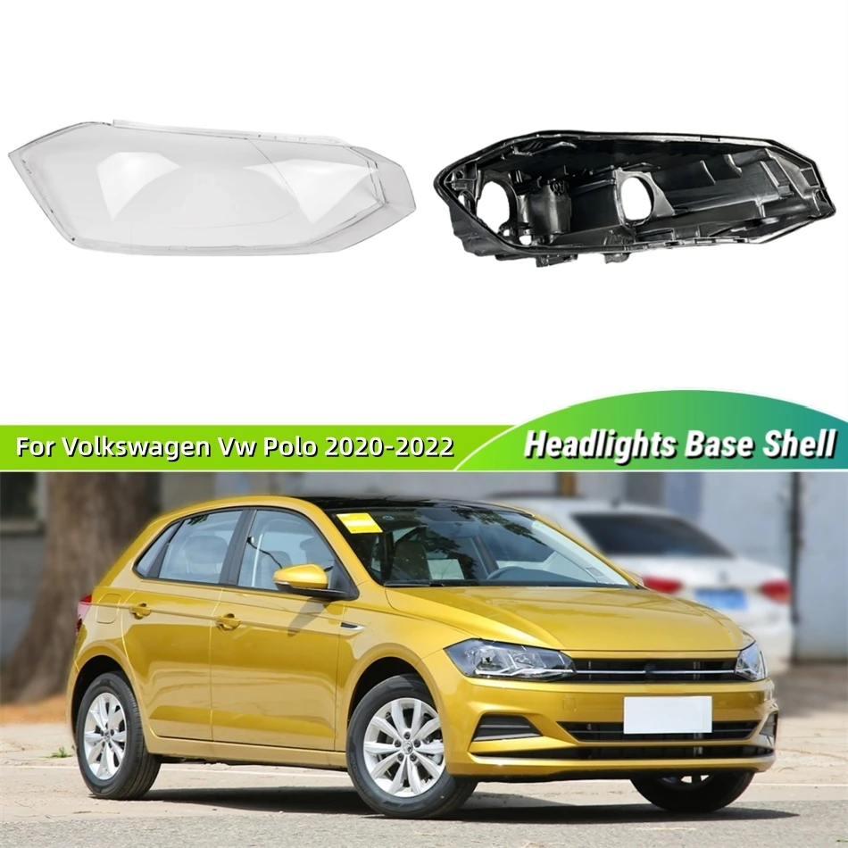 For Volkswagen Vw Polo 2020 2021 2022 Articles Cars Base Head Lamp Shell Headlight Back Housing Holder Headlamp Lamp Cover