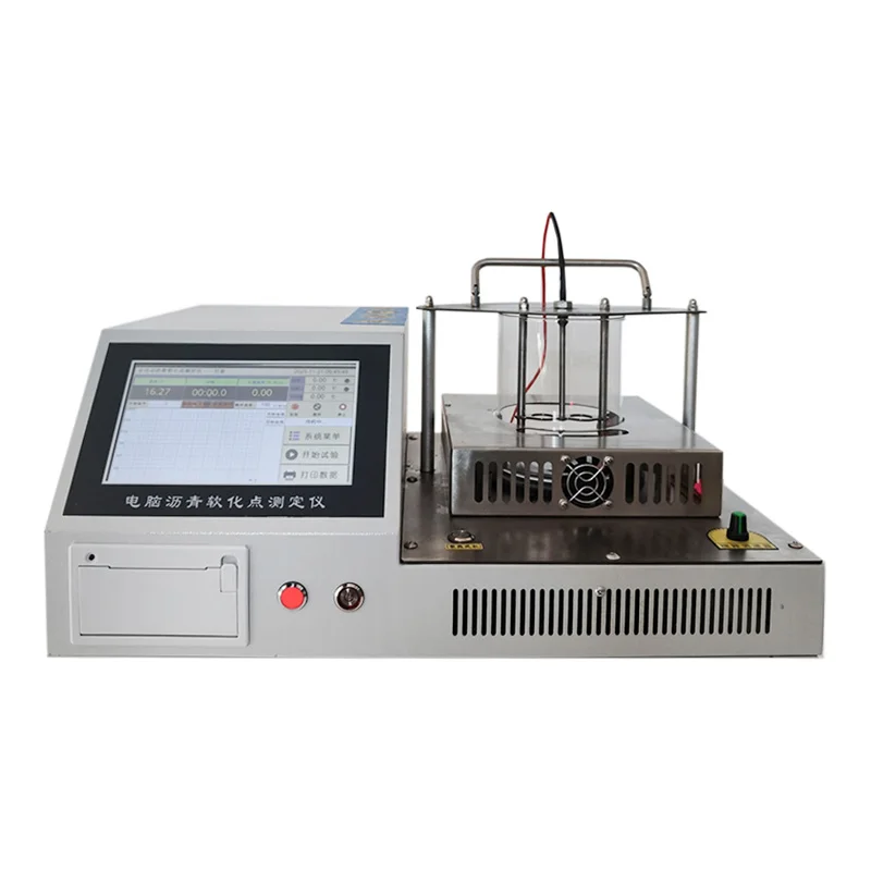 High Efficiency Bitumen Softening Point Testing Equipment Good Quality Asphalt Softening Point Tester with Printing Function