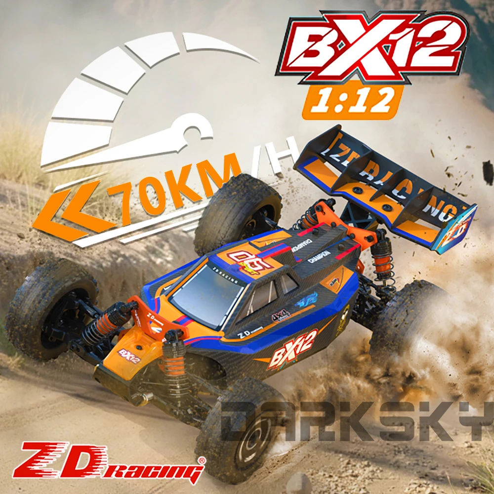 

ZD RACING BX-12 Brushless 1/12 RC High Speed Race Electric Remote Control Model Car Buggy Adult Children's Toys