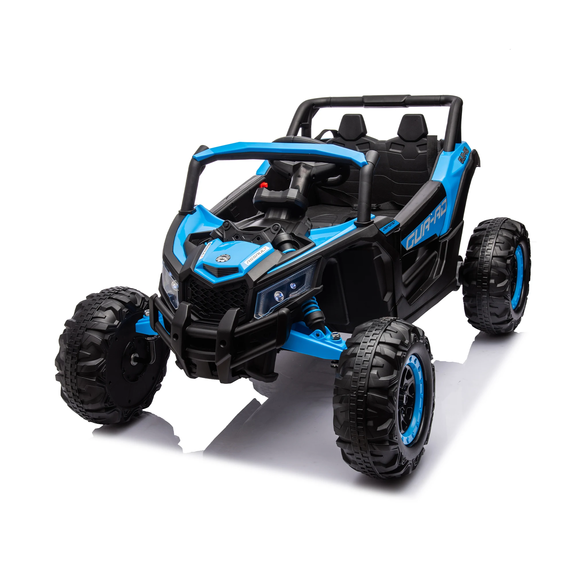 12V Ride On Car with Remote Control,UTV ride on for kid  3-Point Safety Harness, Music Player