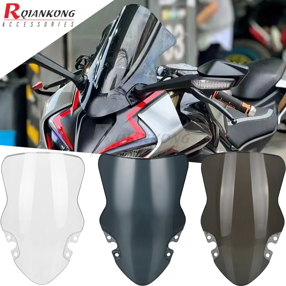 

Motorcycle Front Windshield Windscreen Cover FOR CFMOTO 450SR 450 SR SRS 2022 2023 2024 2025 2026 Plastic Wind Shield Deflector