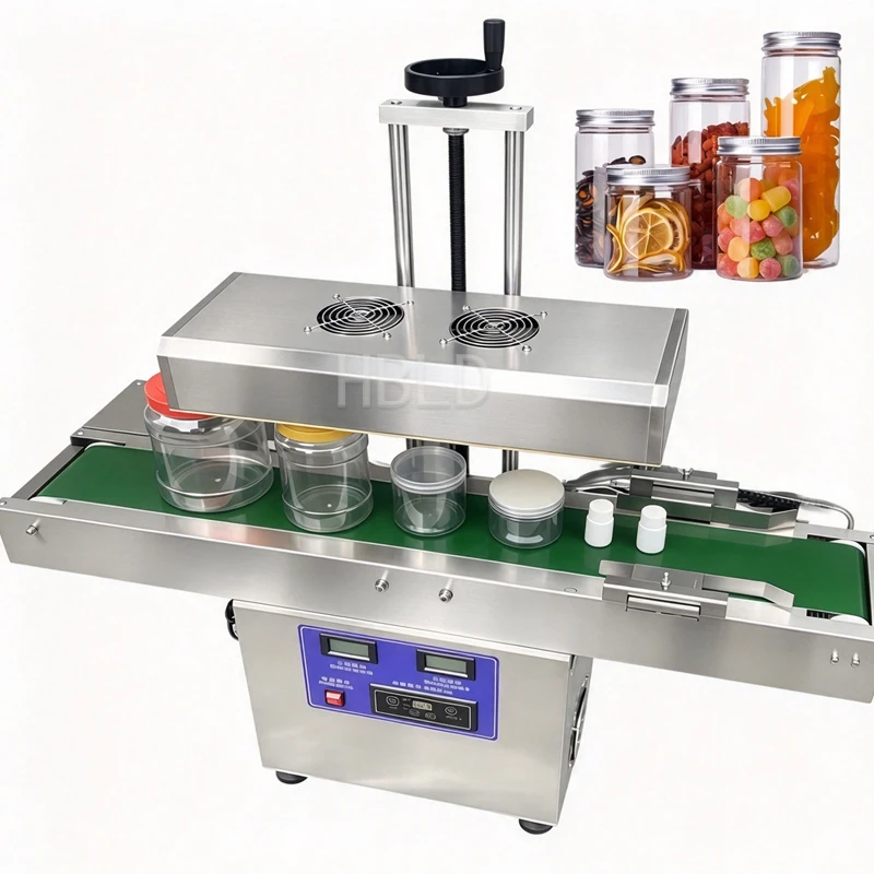 Induction Sealer Automatic Continuous Aluminum Foil Electromagnetic Induction Sealing Machine For Food Factory Packing