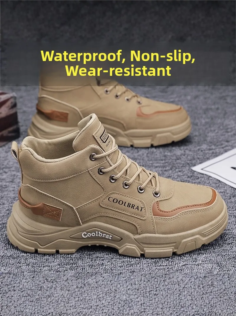 

Men's Casual Boots 2026 New Summer Sport Leisure Work Shoes Anti-slip Wear-resistant Waterproof Labor Protection Shoes