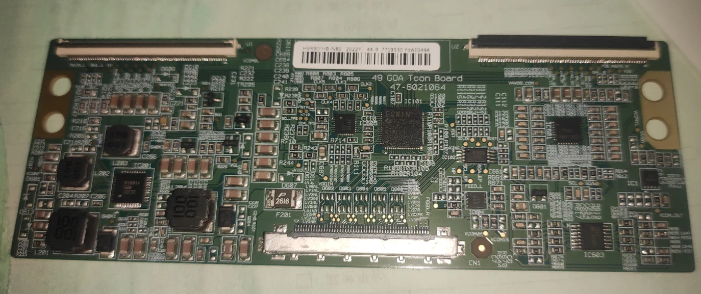 HV490FHB-N80 BOE لوحة المنطق T-CON مجلس 47-6021064 49E3500