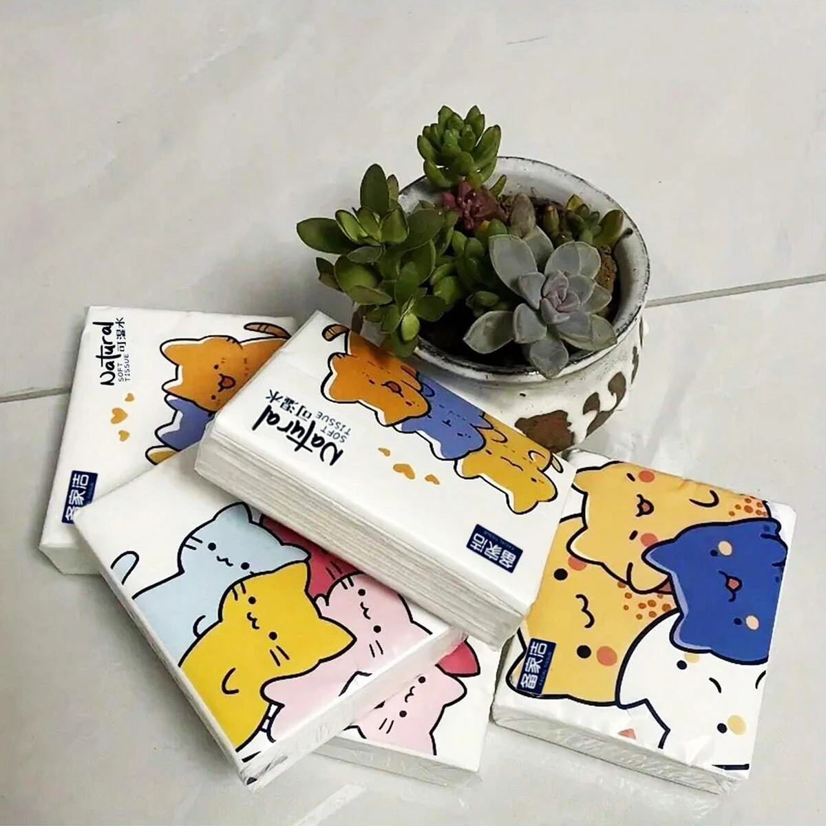 150sheets/pack, Thickened Premium Tissue, Facial Tissue, Napkins Paper, Tissue Paper, Durable Absorbent Tissue, For Home Dorm