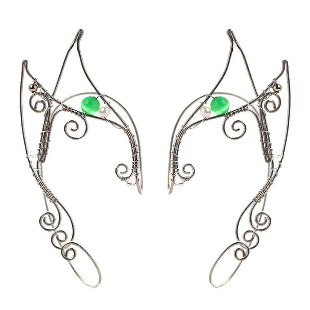 

1 Pair Cuffs Non Piercing Fairy Elf Ear Cuffs For Women Non Piercing Ears Earrings Copper Accessories Creative Party
