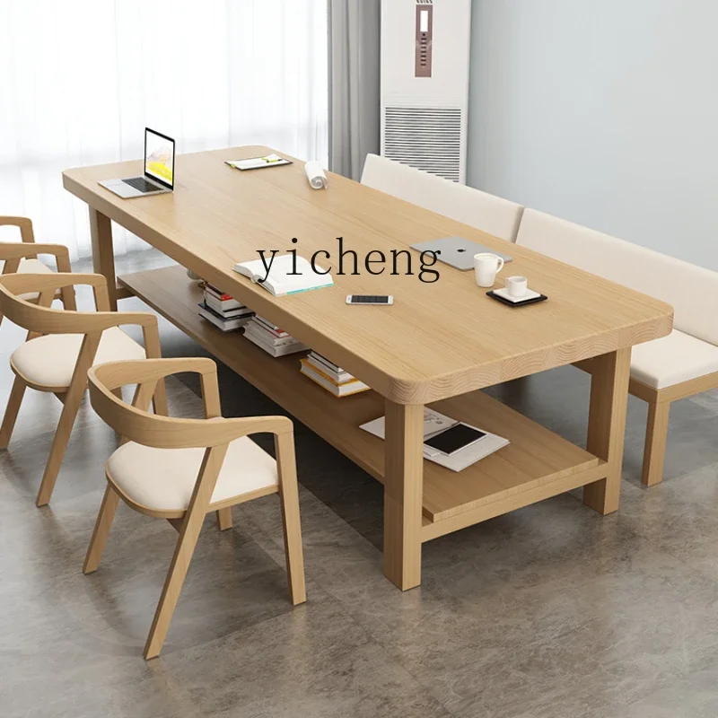 

Living Room Large Desk Strip Study Table Workbench Study Calligraphy Table