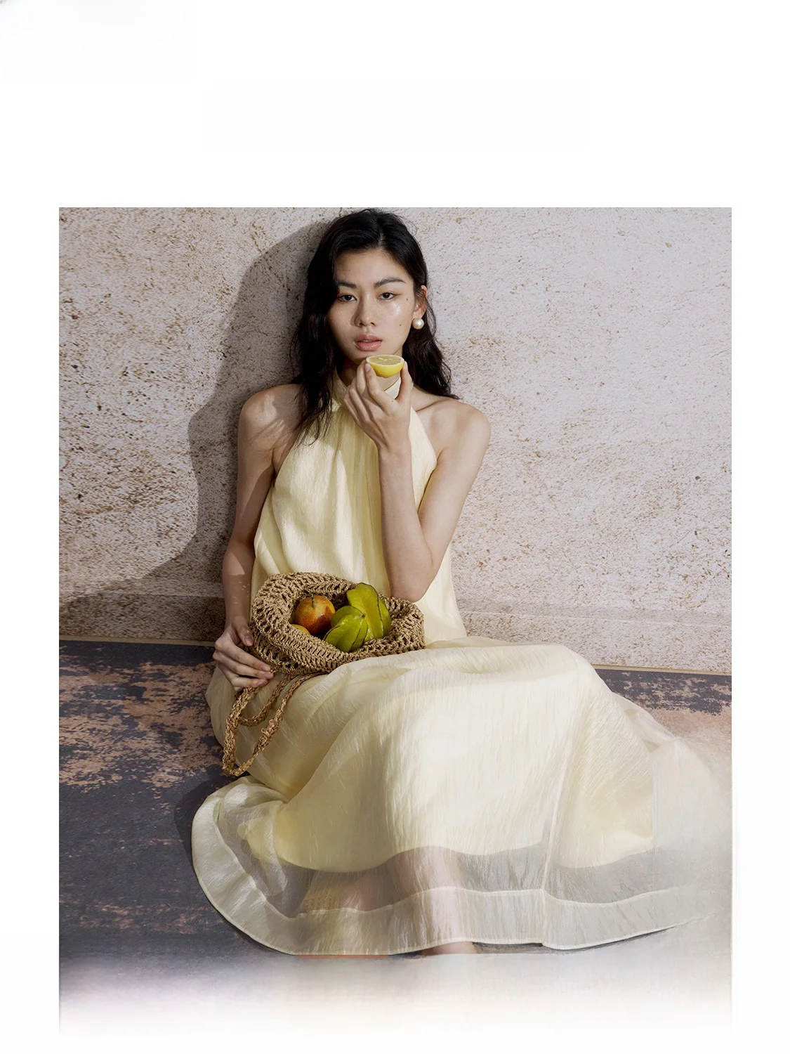 

Vaion Feel A-Line Dr Chiffon oulder Bared Long Gown Beautiful Summer Photoaphy Beach Side Ultra Ele Skirt for W...