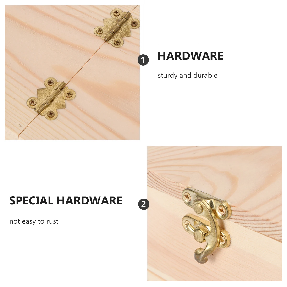 

Solid Wood Parrot Breeding Box Bird Nest For Outdoor Indoor Use Rustproof Clamshell Design Natural Pine Eco-Friendly