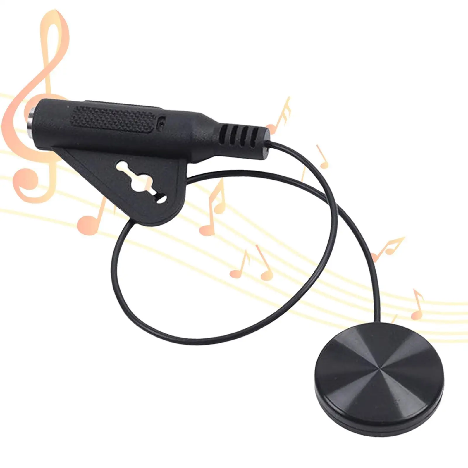 Piezo Pickup for Acoustic Guitar Ukulele Guzheng Practice Studio Amplifier Installation Musical Accessories
