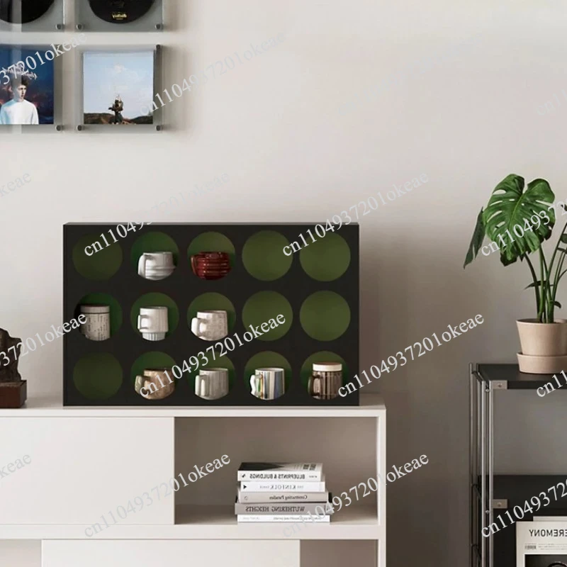 support-a-tasses-noir-vintage-etagere-de-presentation-de-tasses-de-bureau-support-de-rangement-artisanal-en-grille-petit-support-organisateur-de-rangement-de-bureau-pour-ornements
