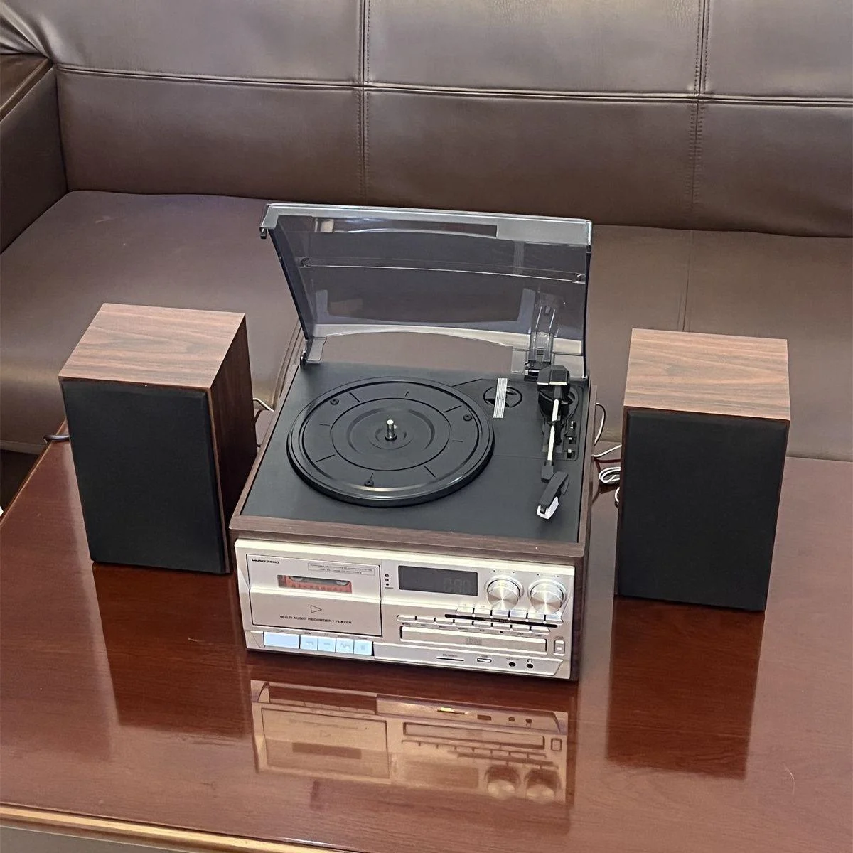 2025 display digital mechanism spring vintage retro wooden gramophone phonograph