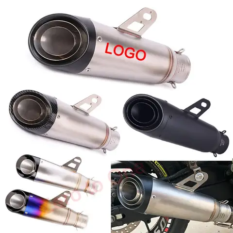 51mm 범용 오토바이 배기 SC 머플러 파이프 DB 킬러 GP-프로젝트 Yamaha R6 R15 R1 R3 MT07 Tmax155 XMAX GSX250 Pcx125