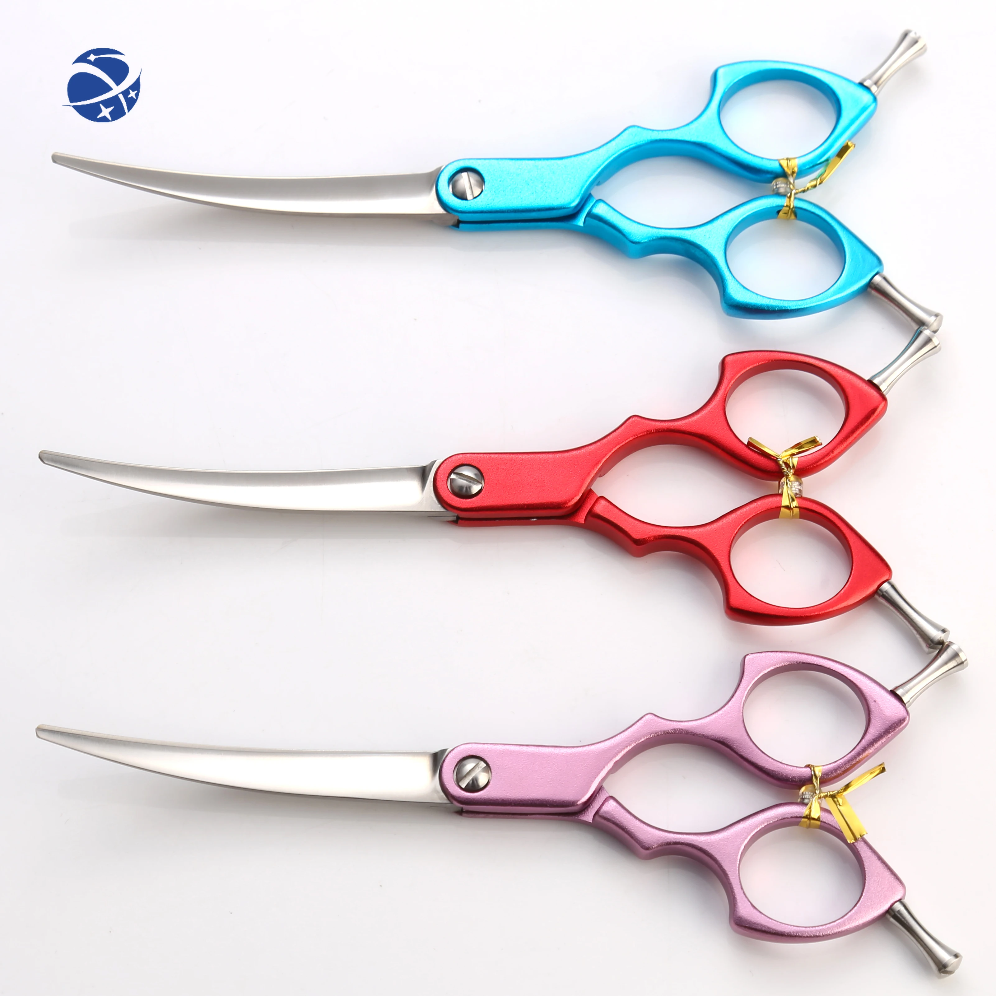 Aluminum Handle Super Light Weight Japanese 440C Pet Scissors Dog Grooming Scissors