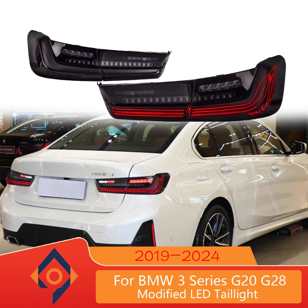 LED Back Lamp For BMW 3 Series G20 G28 G80 2020-2023 Modified CSL Brake Driving Reversing Turn Signal Rear Light Plug And Play