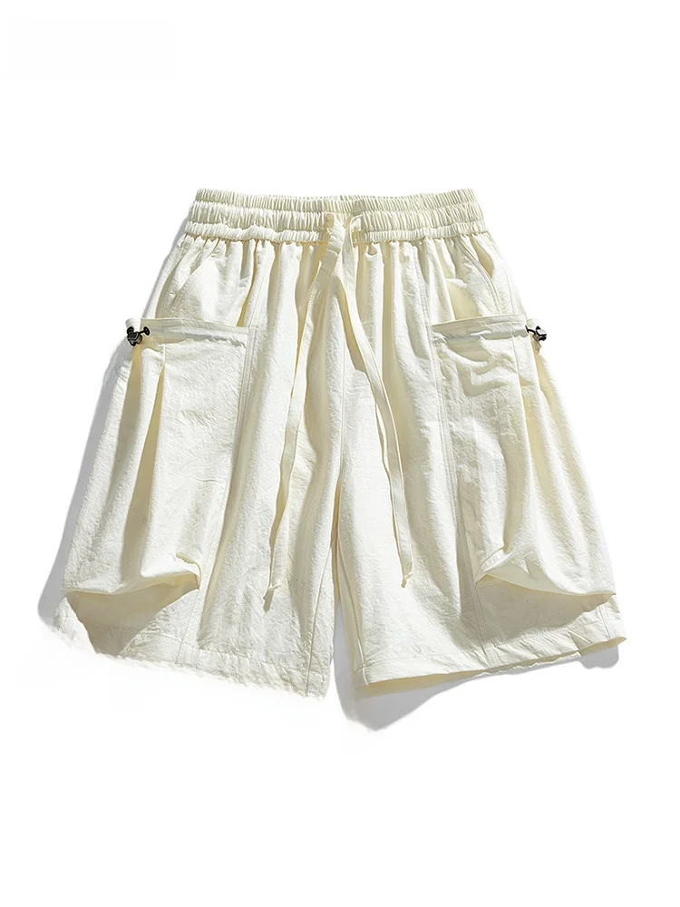 アイスシルク速乾スポーツパンツ レディース 夏 アウトドア ゆったり 大きめ カジュアル ワークウェア 五分丈パンツ メンズ