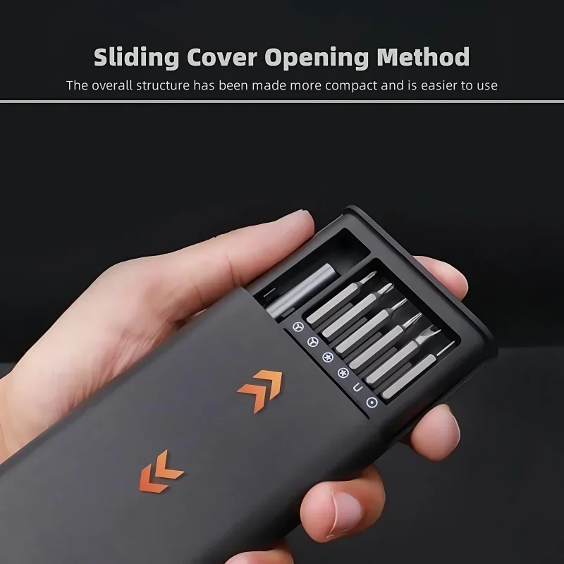 25 in 1 Mini Handle Magnetic Precision Screwdriver Set 24 Batch Heads for Mobile Phone/PC Repair - Portable Repair Tool