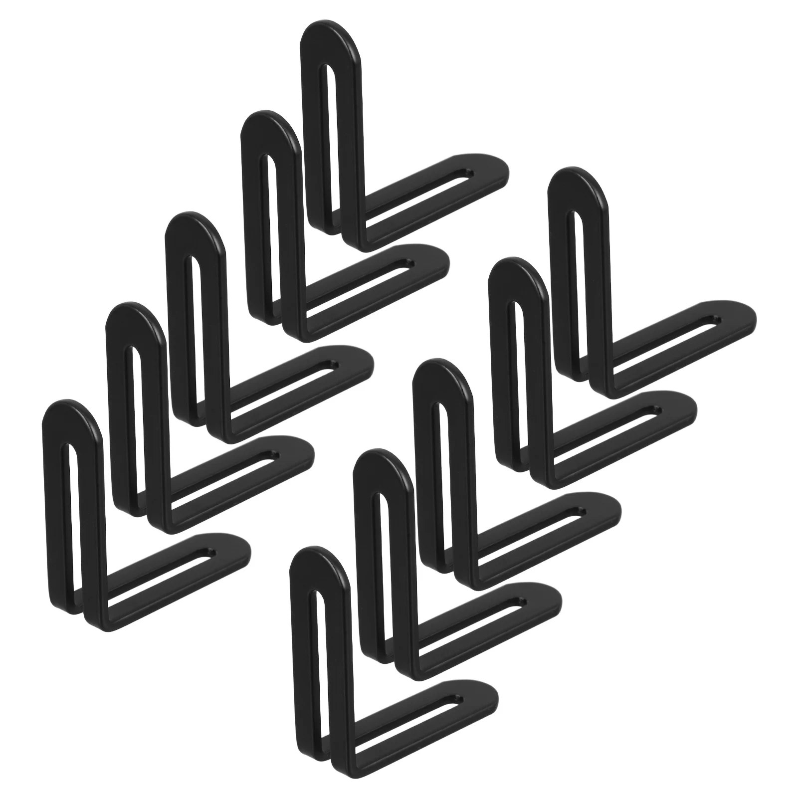 

10pcs Stainless Steel L-Shaped Corner Brackets Heavy Duty Shelf Support Bracket Connector For Furniture Cabinet Wood Shelves L