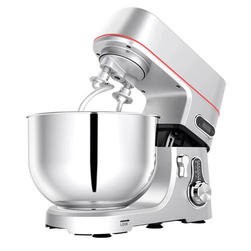 New Die Casting Vertical Mixer 7L Cake Bread Dough Mixer Planet Electric Household Kitchen Food Mixer