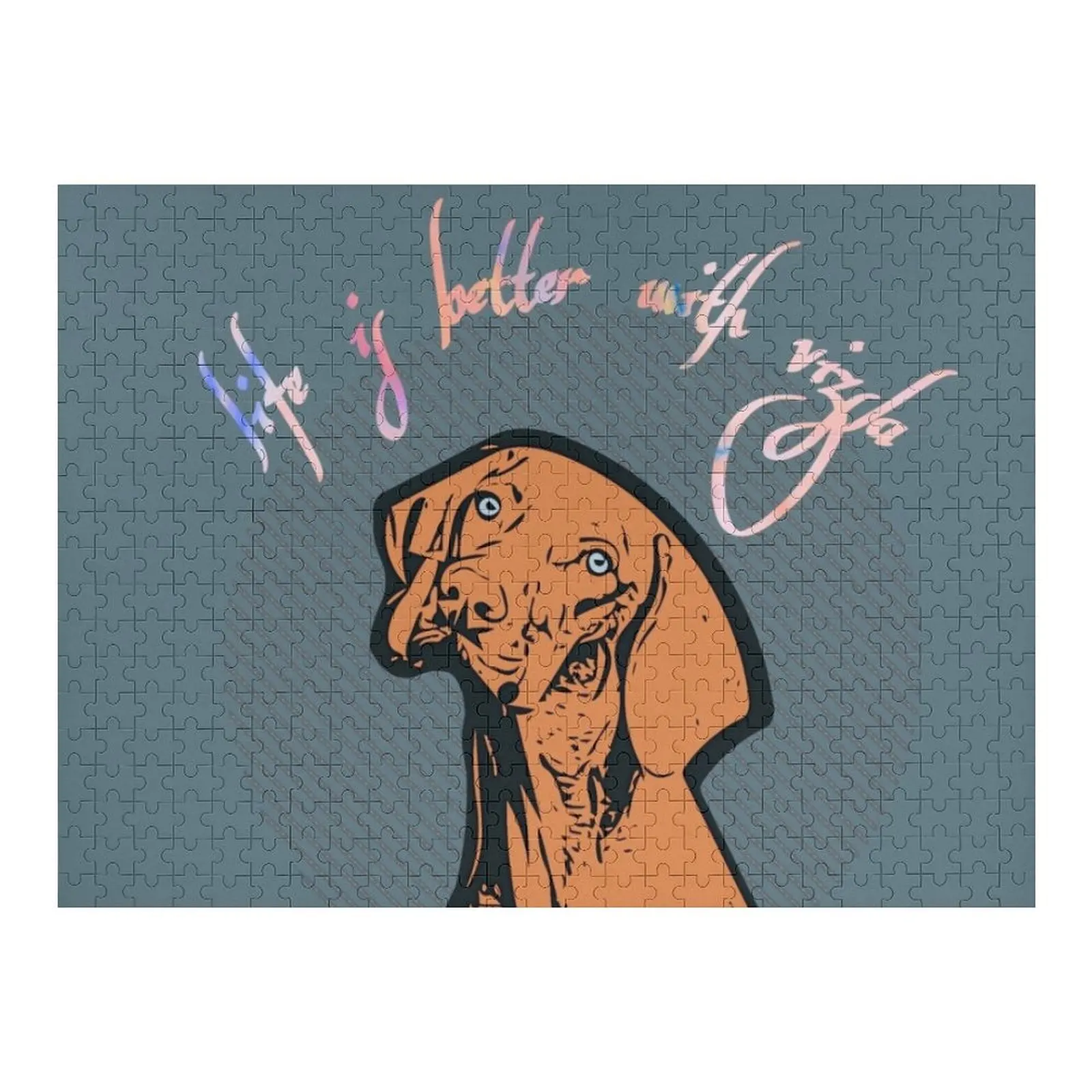 

Венгерский пазл с указателем собаки Vizsla, деревянное имя на заказ, фото головоломка Iq