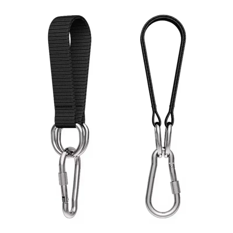 Gym Single Bar Extension Belt Tree Swing Straps 100kg Heavy Duty Hook Ring Hanging Connector Hammock Punching Bag Swing Belt