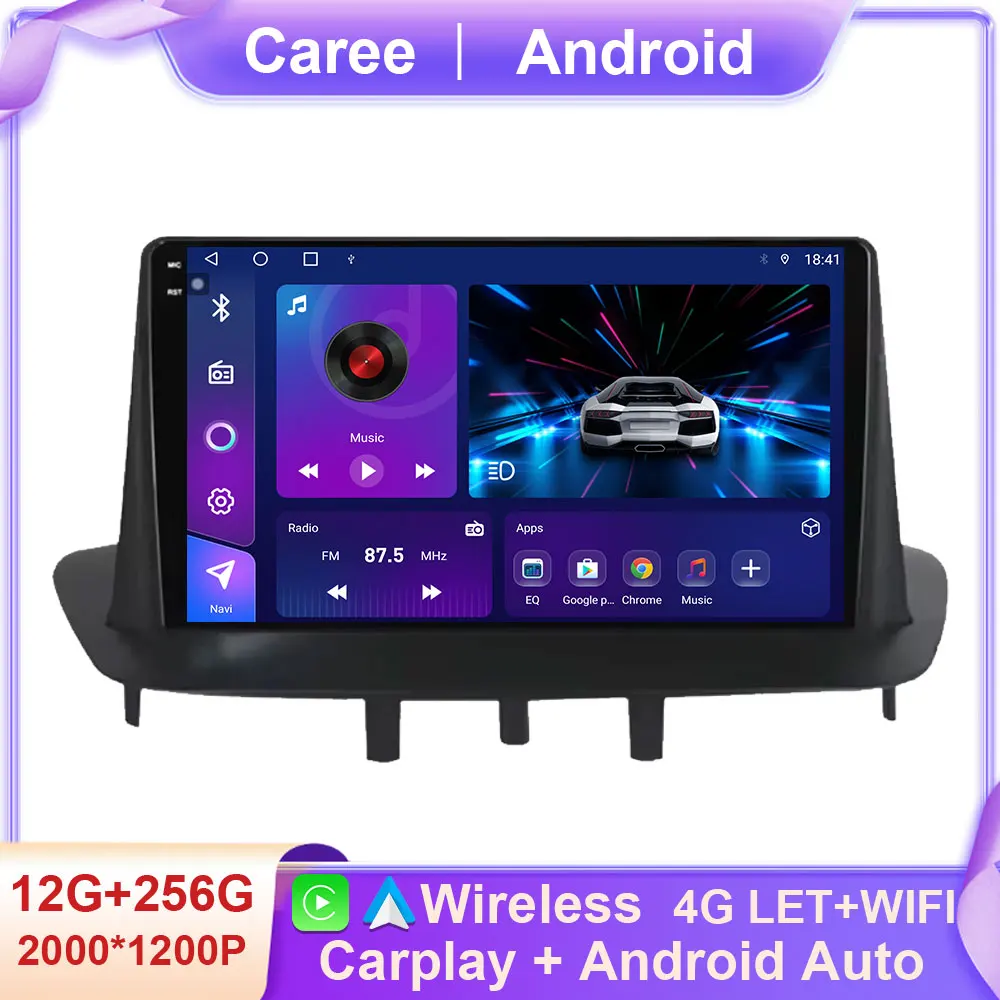 

Car Android For Renault Megane 3 2008 - 2014 Auto Radio Stereo Head Unit Multimedia Player GPS Navigation 4G wifi No 2din Dvd