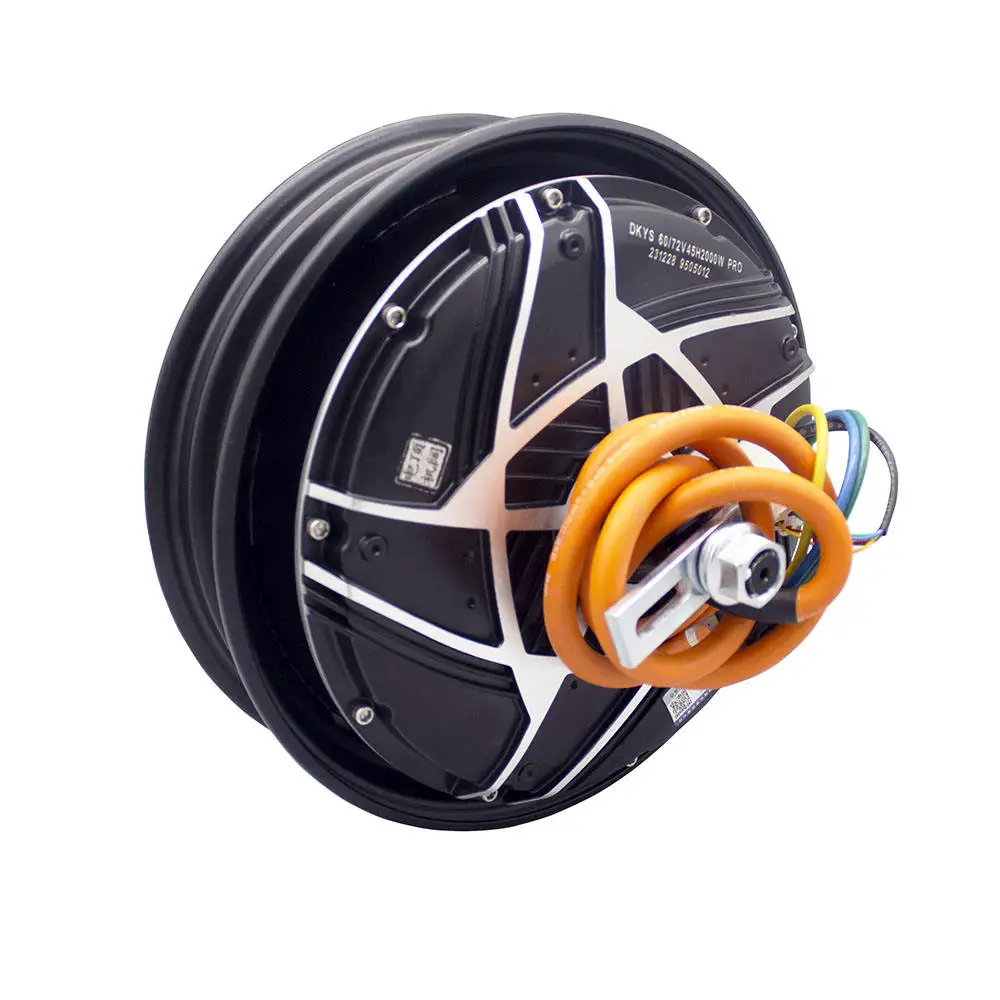 محرك DKYS 10 بوصة محرك دراجة نارية عالي الأداء 50H3000W16 موفر للطاقة للتجارة الخارجية بدون فرش