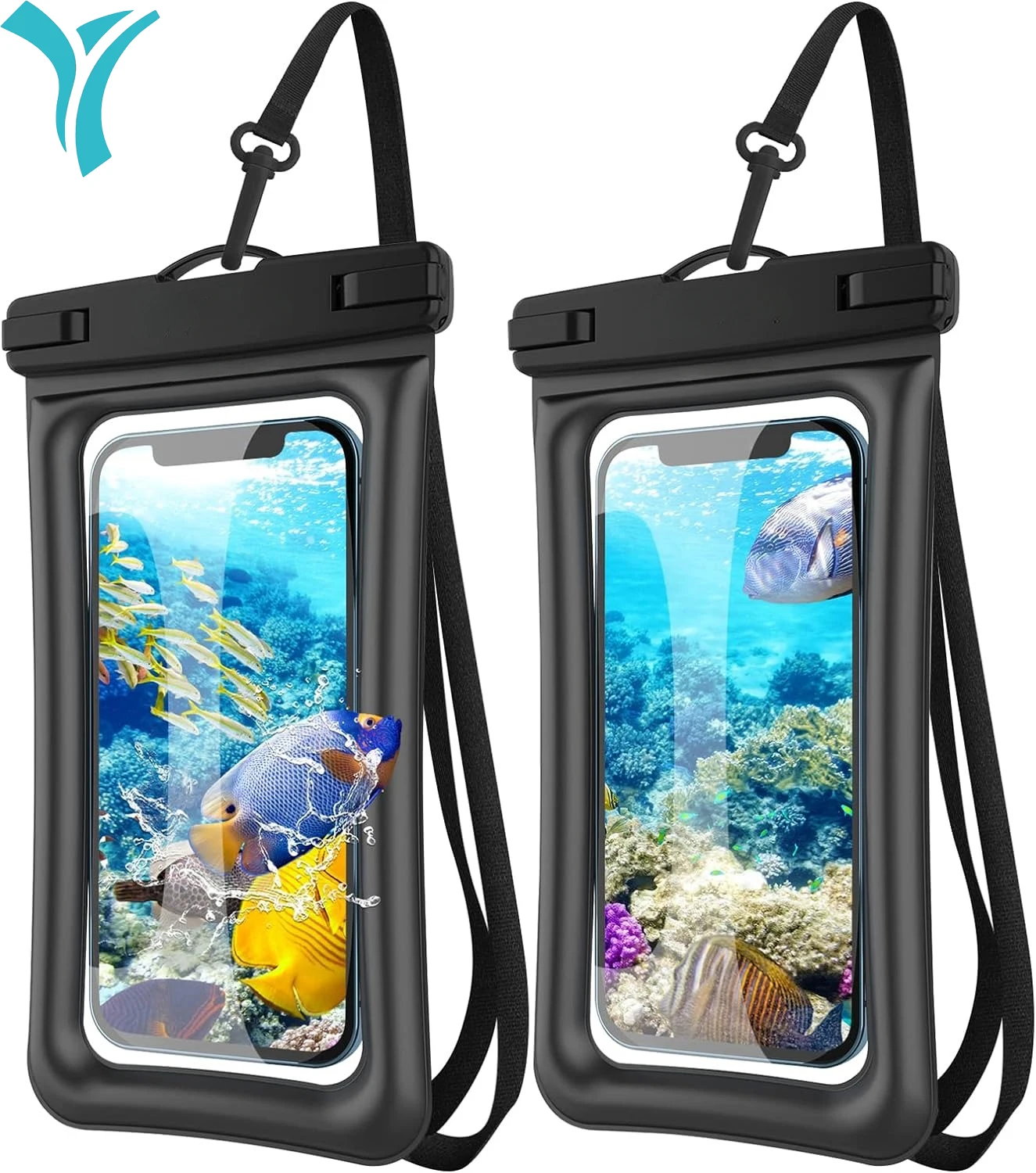 Underwater Case Dry Bag for iPhone 15 14 13 Pro Max, Galaxy S24/23 /22 Ultra, Floating Waterproof Phone Pouch Up to 6.9