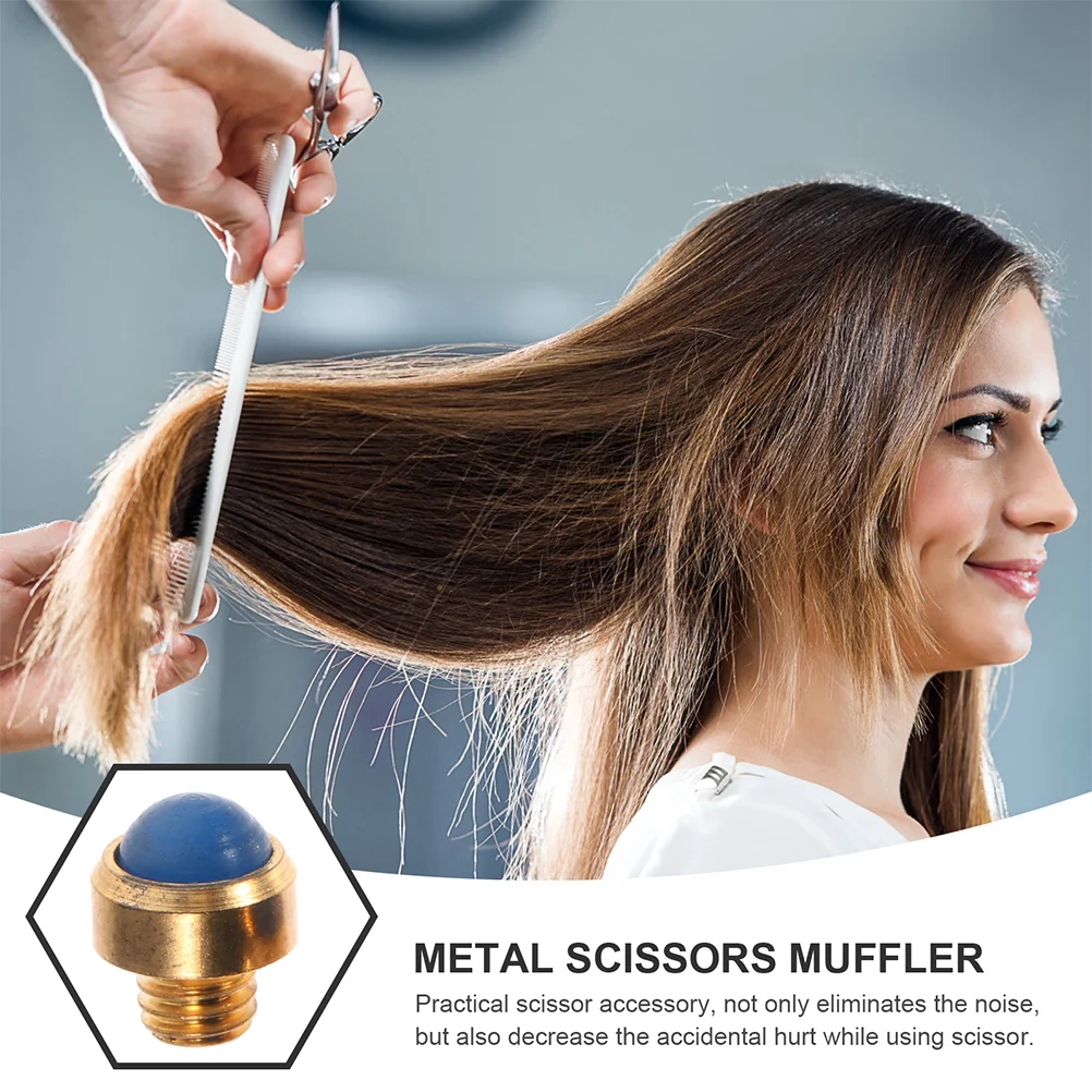 

6Pcs Pet Scissor Mufflers Metal Shear Noise Reducers Replaceable Scissor Accessories Silencers Quiet Grooming Supplies